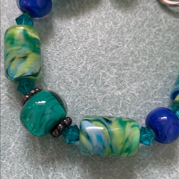 “JAF” Glass Brad Bracelet - Picture 3 of 4